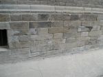 Large city-wall brick used in University of Nanking building foundations. Photo 2011.